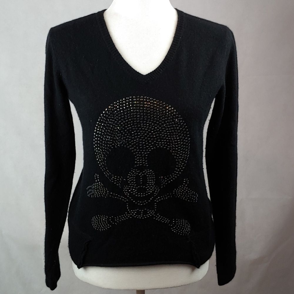 Vintage Disney Mickey Mouse Skull Sweater